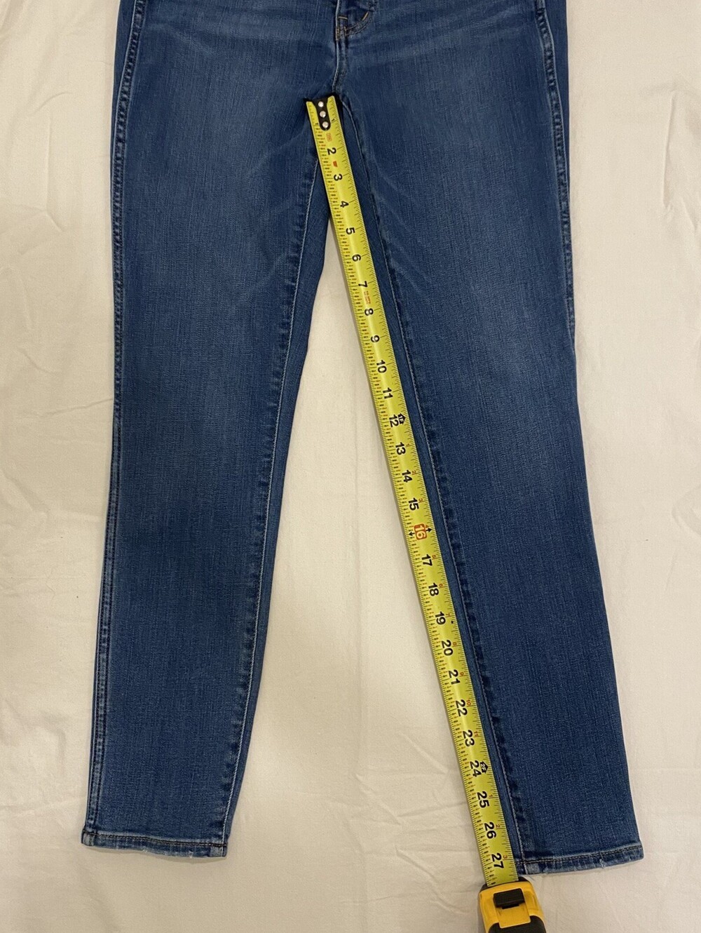 Madewell Women's Jeans Size 31 10" High Rise Skinny - Picture 8 of 9